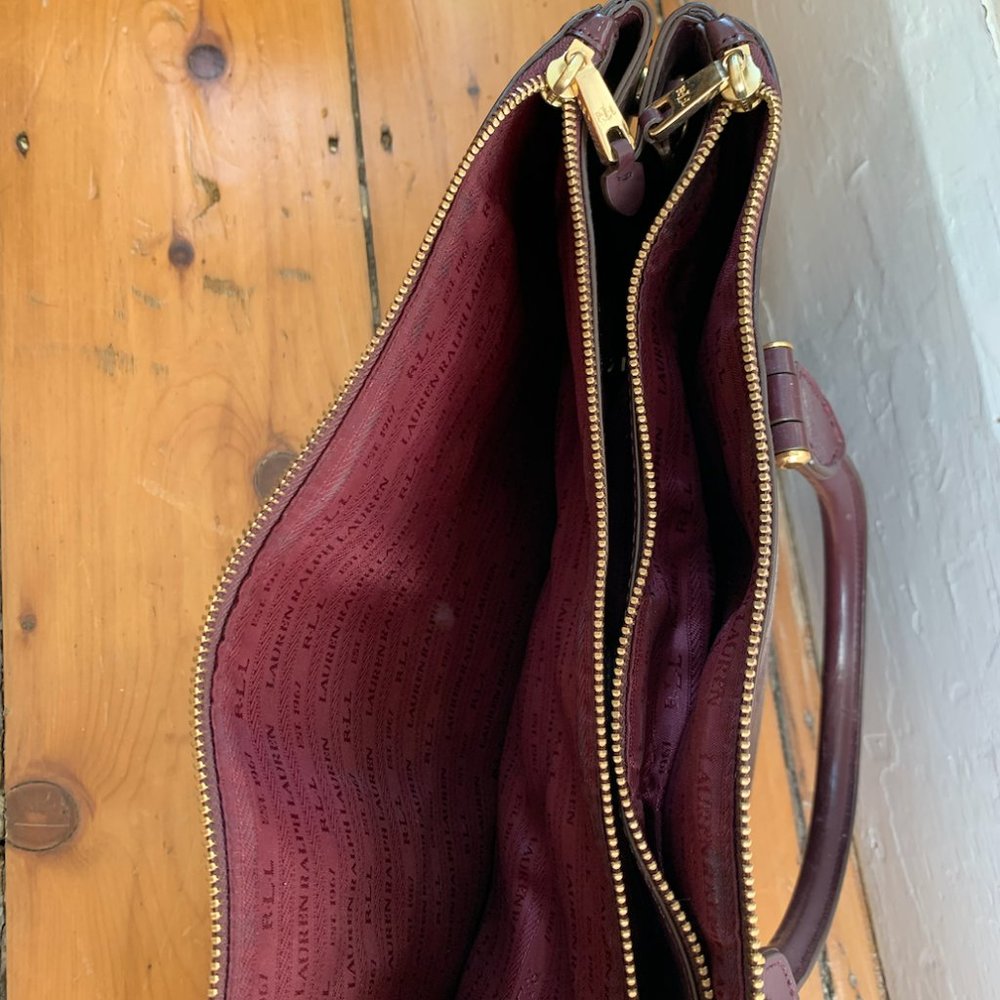 Ralph Lauren Taylor Double Zip Shopper - Picture 4 of 6